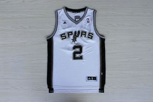 Maillot De Basket San Antonio Spurs Kawhi Leonard 2 Tissus Sportif Fans Edition Blanc